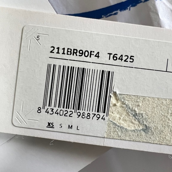 Bimba y Lola- white cotton dress with swimmers- X Small - Picture 9 of 9